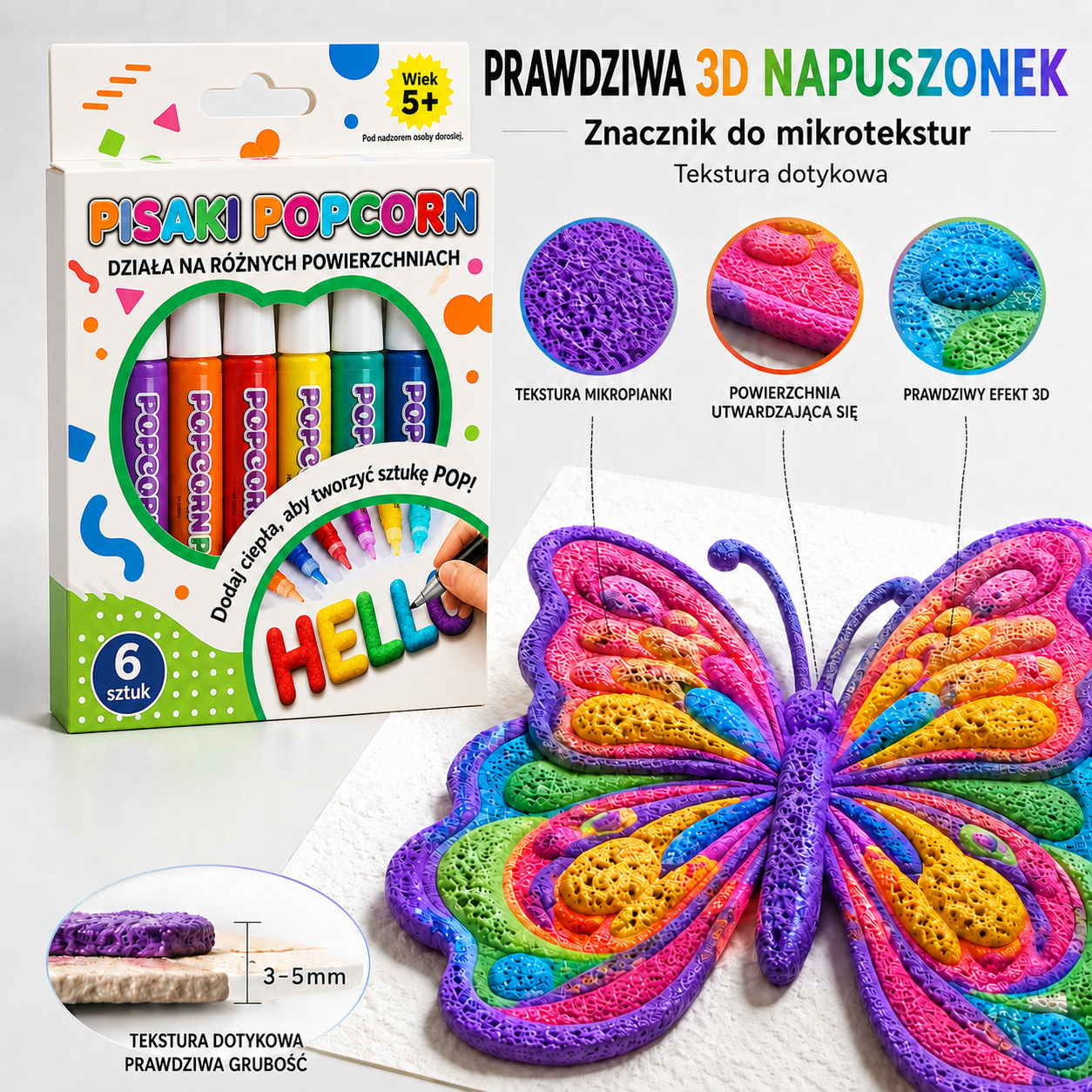 Zamów dzisiaj i zaoszczędź 50% | Healrize® 3D Relief Art Pen – zamień płaskie rysunki w trójwymiarowe dzieła sztuki, które można poczuć pod palcami 🖌️🖍️2